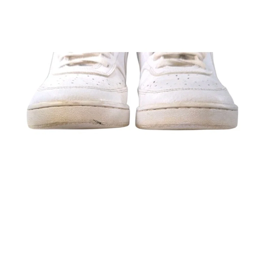Nike Mens Court Vision Athletic Shoes Size10‎ High Triple White CD5466-100